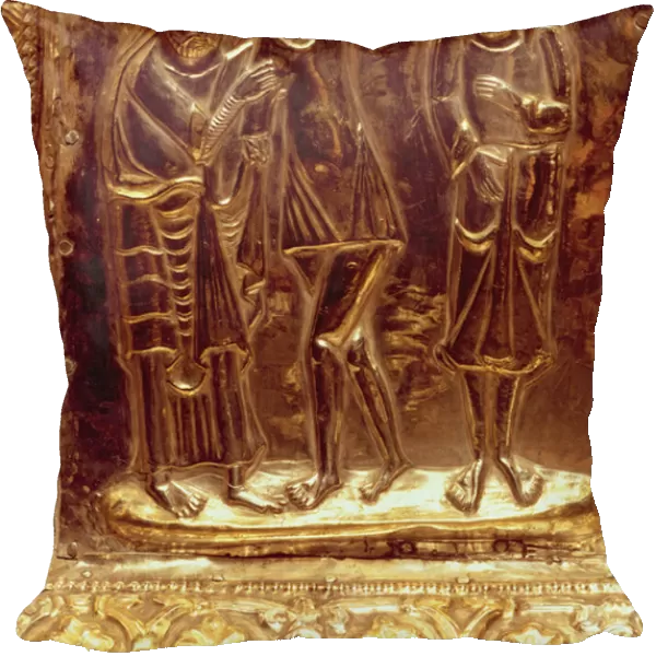Panel from a reliquary containing the remains of St Isidore (gold)