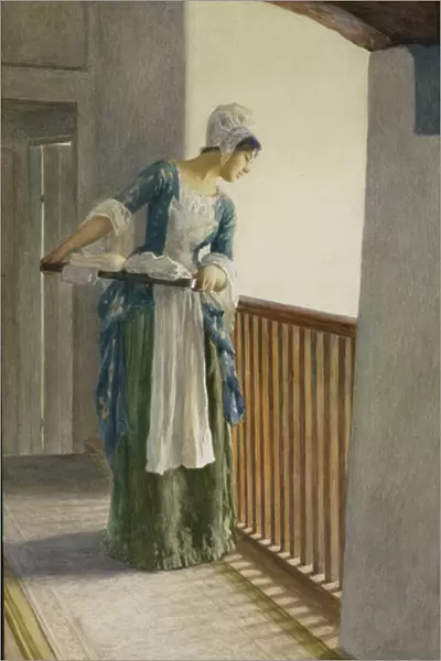The Laundry Maid, c. 1920 (w  /  c on paper)