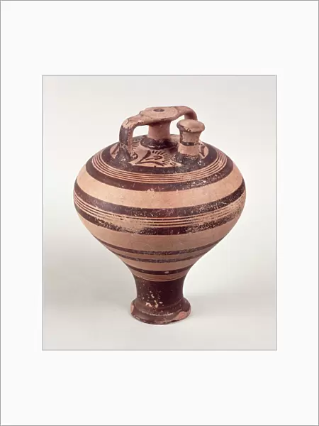 Stirrup Jar, c. 1500-1200 BC (painted earthenware)