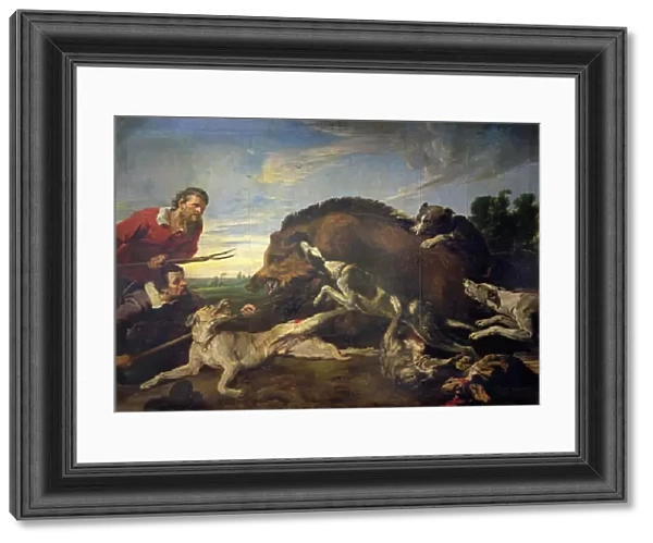 The Wild Boar Hunt, c. 1640 (oil on canvas)