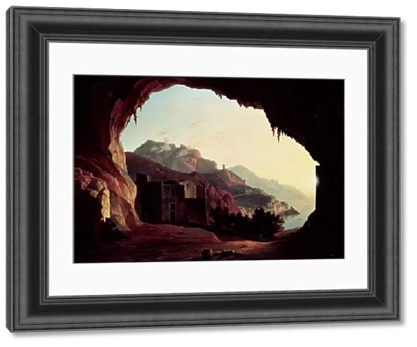 Grotto near Amalfi, c. 1828 (oil on canvas)