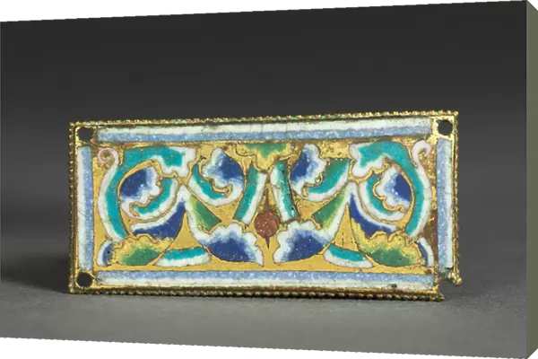 Plaque from a Reliquary Shrine, c. 1180-1190 (gilded copper