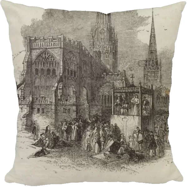 Coventry Churches and Pageants (engraving)