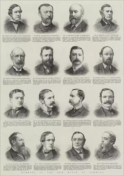 Members of the New House of Commons (engraving)