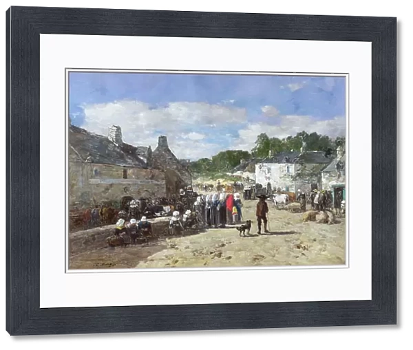 La Fete, c. 1865 (oil on panel)