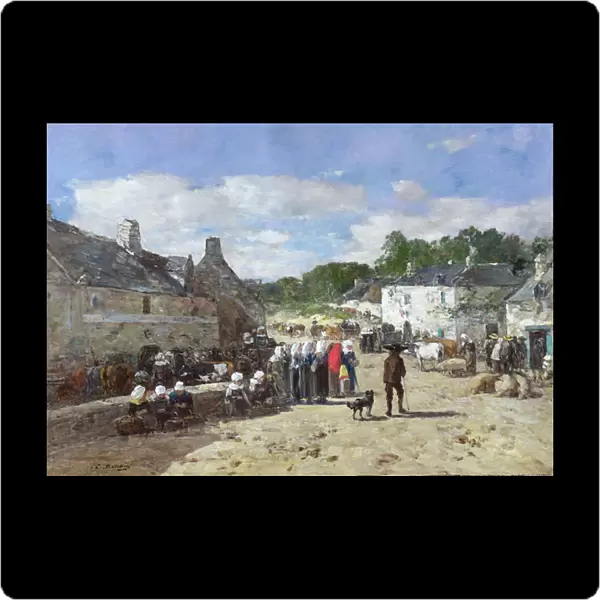 La Fete, c. 1865 (oil on panel)