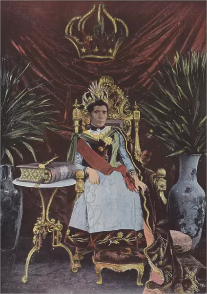 La Reine Ranavalona Manjaka III (colour photo)