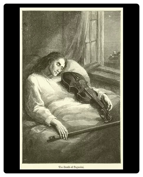 The Death of Paganini (engraving)