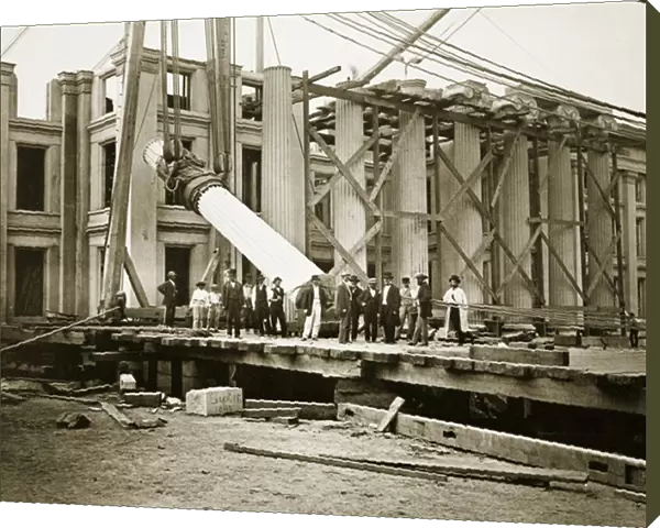Construction of the South Wing, Department of the Treasury, Washington, D. C