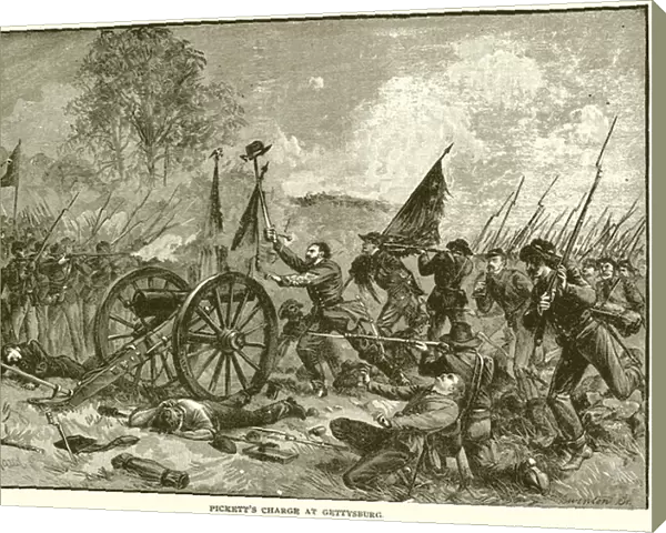 Picketts Charge at Gettysburg (engraving)