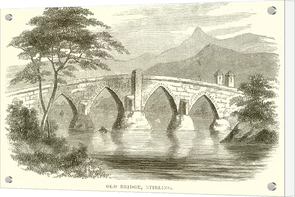 Old Bridge, Stirling (engraving)