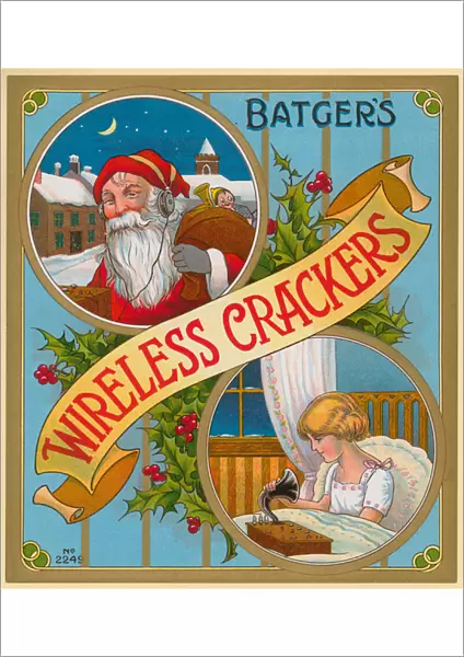 Batgers Wireless Crackers (chromolitho)