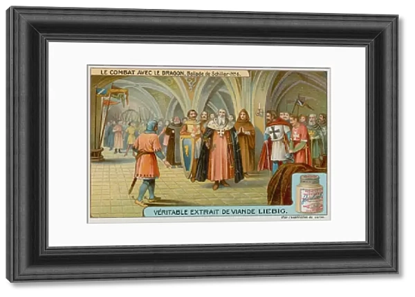 The knight and the Grand Master of the Order (chromolitho)