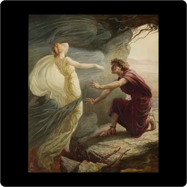 Orpheus and Euridice (w  /  c on paper)