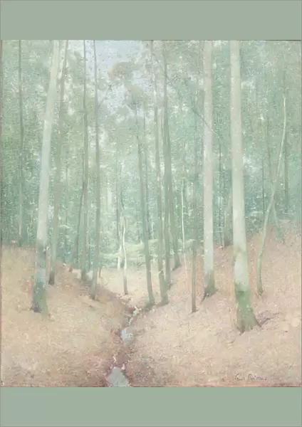 Wood Interior, c. 1910 (oil on canvas)