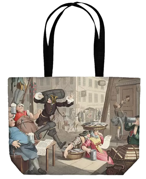 Beer Street, illustration from Hogarth Restored: The Whole Works of the celebrated
