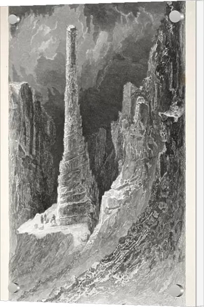 Tennysons Monument, illustration from The second Grinnell Expedition in Search