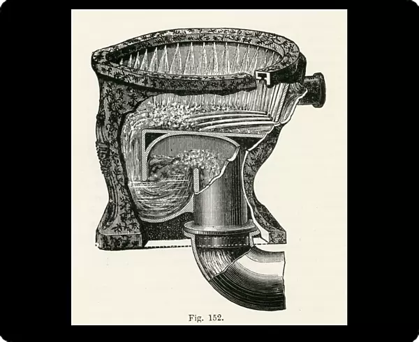 Jennings Pedestal Vase, 1870 (engraving)