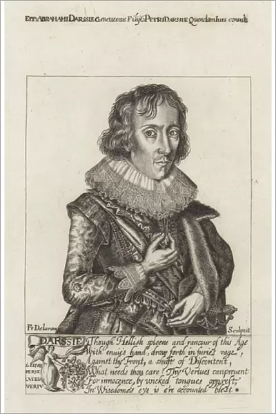 Portrait of Abraham Darssie (engraving)