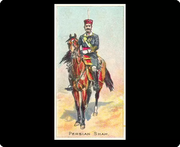 Persian Shah (chromolitho)