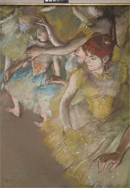 Ballet Dancers on the Stage, 1883 (pastel on paper)