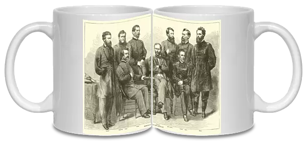 Sherman and his Generals, November 1864 (engraving)