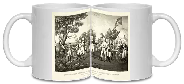 Surrender of General Burgoyne at Saratoga, N. Y. October 17th 1777, pub. N