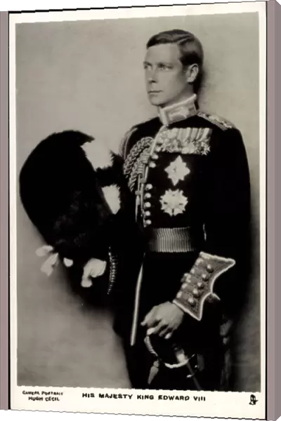 Ak His Majesty King Edward VIII, Uniform, 10 Monate Konig 1936 (b  /  w photo)