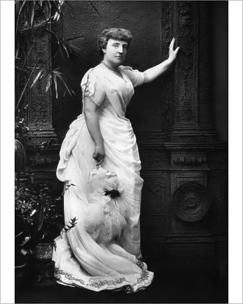 Frances Hodgson Burnett, 1888 (b  /  w photo)