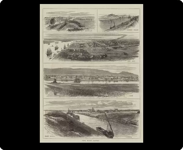 The Suez Canal (engraving)