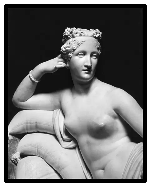 Pauline Bonaparte, Princess Borghese as Venus Triumphant, detail, c. 1805-08 (marble) (see also 383164 to 166, 168 to 170)