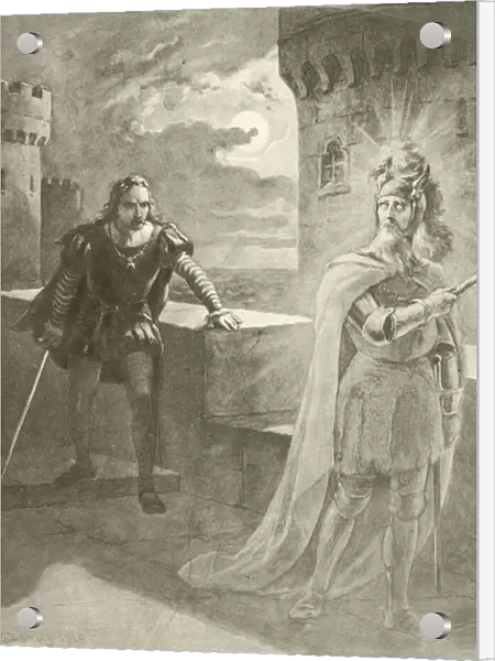 Hamlet. Act I, Scene V (gravure)