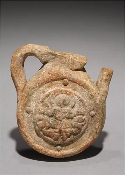 Pilgrims Flask with Saint Menas, 500-700 (terracotta)