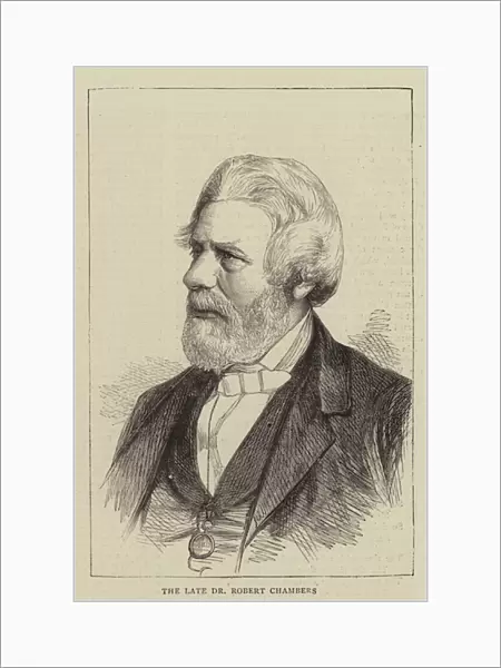 The Late Dr Robert Chambers (engraving)