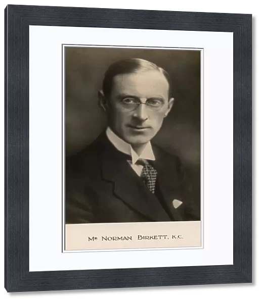 Norman Birkett, 1st Baron Birkett, British lawyer, judge and politician (b  /  w photo)