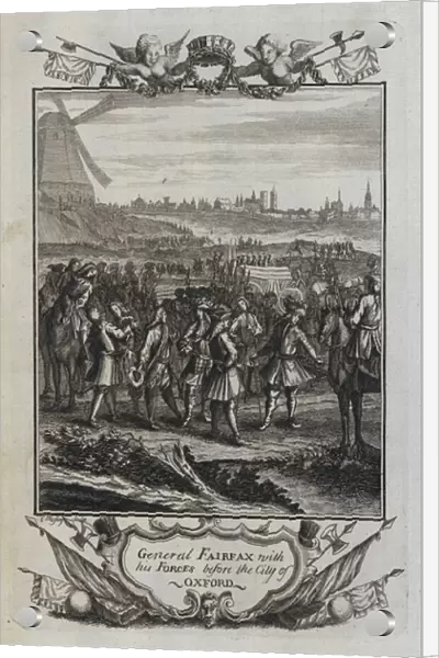 General Fairfax with his Forces before the City of Oxford (engraving)