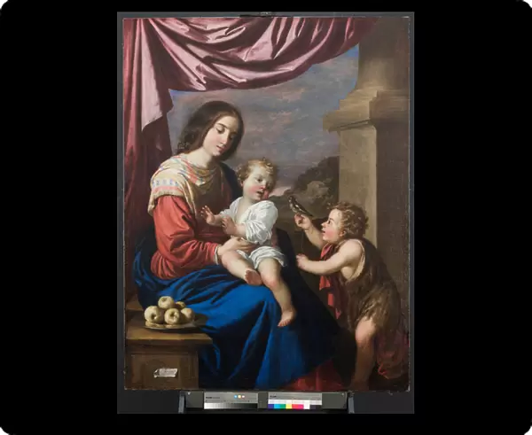 Virgin and Child with Saint John, 1658 (oil on canvas)