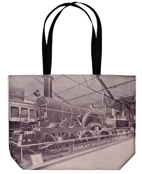 Chicago Worlds Fair, 1893: The Greatest Locomotive in England (b  /  w photo)