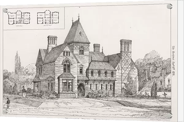 Westfield House, Wimbledon (engraving)