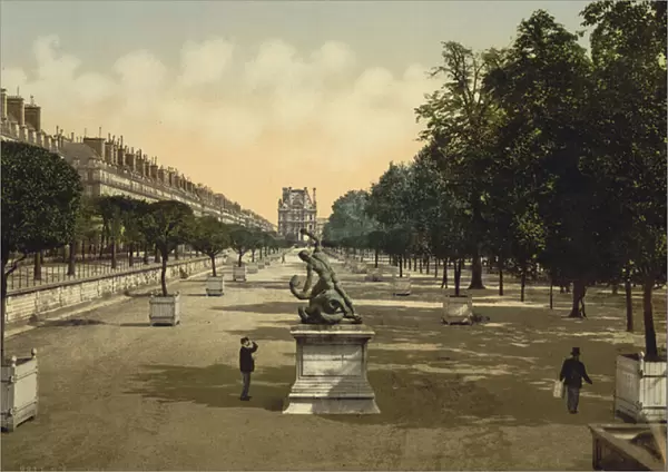 The Tuileries garden, Paris, c. 1890-1900 (photochrom)