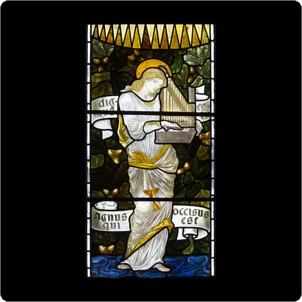 St Cecilia, 1879 (stained glass)