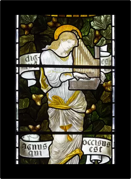 St Cecilia, 1879 (stained glass)