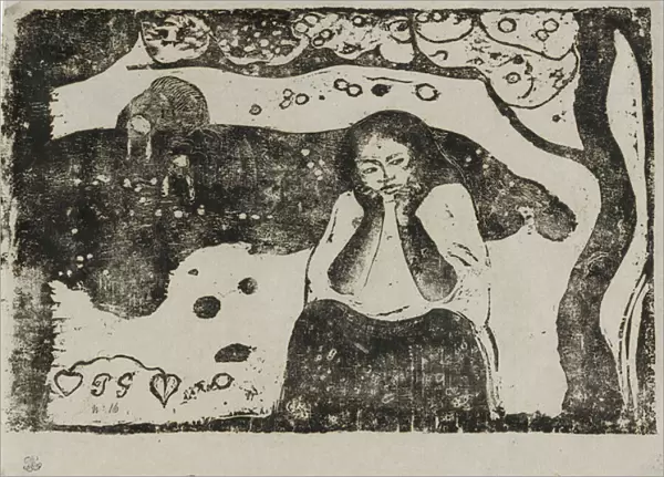 Human Miseries, from the Suite of Late Wood-Block Prints, 1898-99
