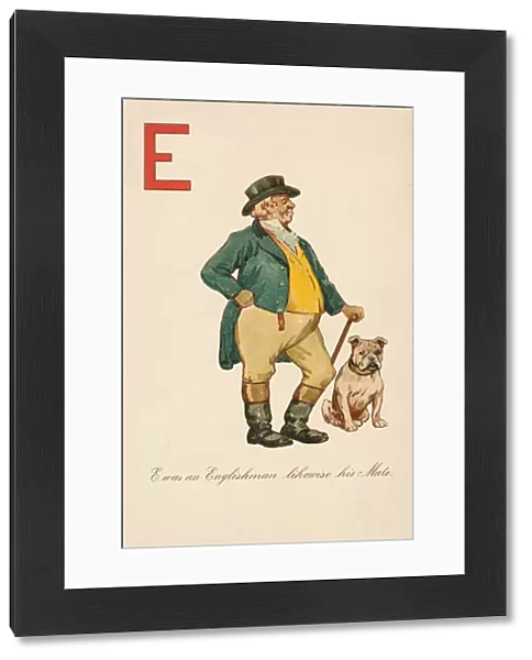 E was an Englishman, likewise his mate (colour litho)