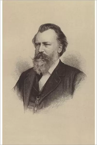 Johannes Brahms (engraving)