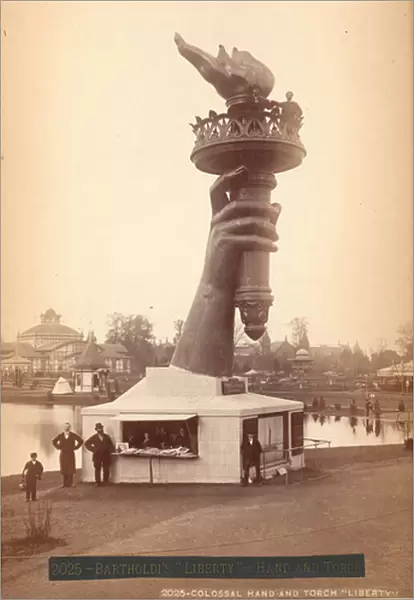 Bartholdis 'Liberty'- Hand and Torch, Centennial Exhibition, Philadelphia