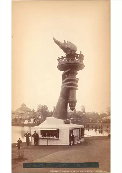 Bartholdis 'Liberty'- Hand and Torch, Centennial Exhibition, Philadelphia