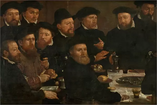 Banquet of Eighteen Amsterdam Guardsmen of Squad L, known as The Perch Eaters