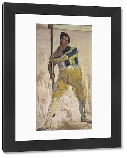 Warrior with halberd, c. 1898 (oil on canvas)