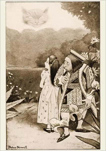 'Don t look at me like that', illustration for Lewis Carroll